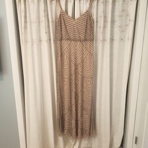 Full-Length Ornate Sequin Dress
